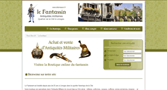 Desktop Screenshot of lefantassin.fr
