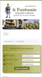 Mobile Screenshot of lefantassin.fr